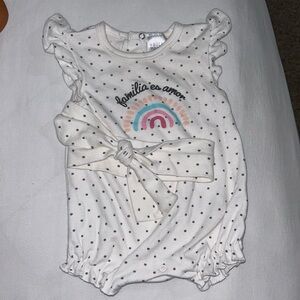 Baby girl dress with matching headband